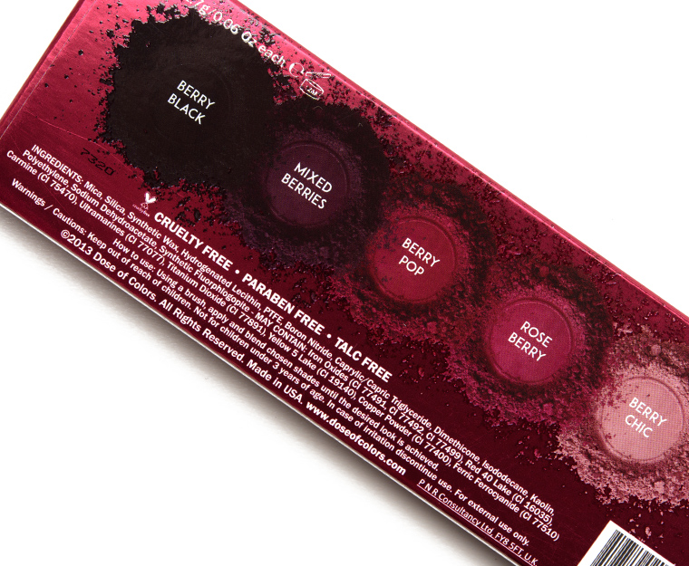 Where To Buy Dose Of Colors Dose of Colors Blushing Berries Eyeshadow Palette Review Photos