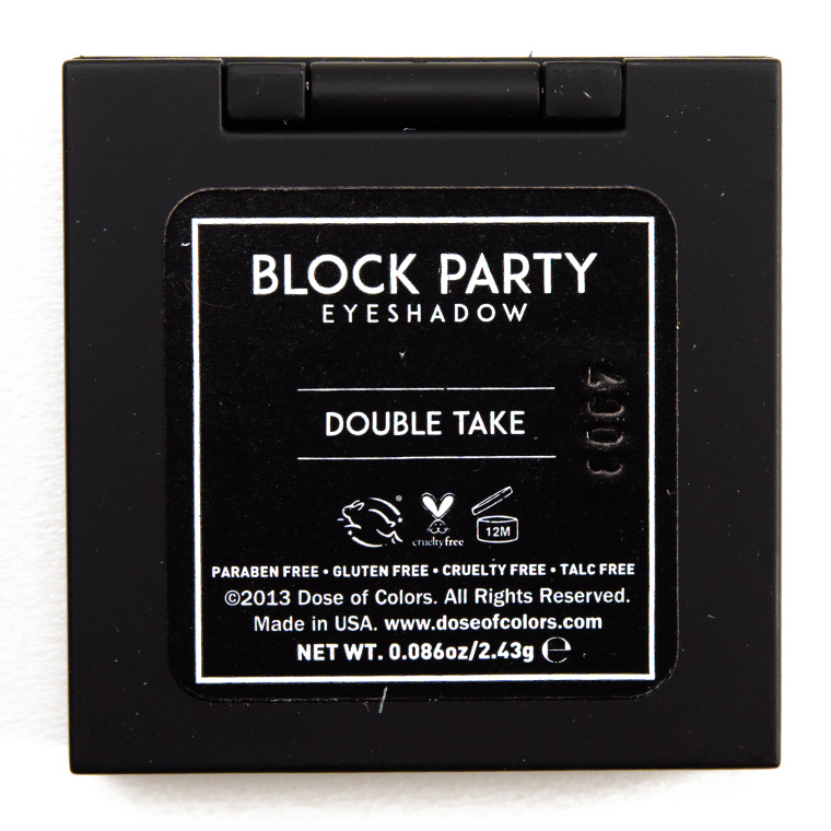 Dose of Colors Double Take Block Party Eyeshadow