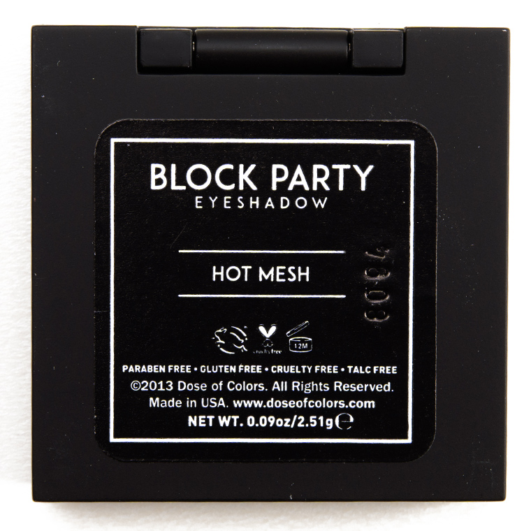 Dose of Colors Hot Mesh Block Party Eyeshadow