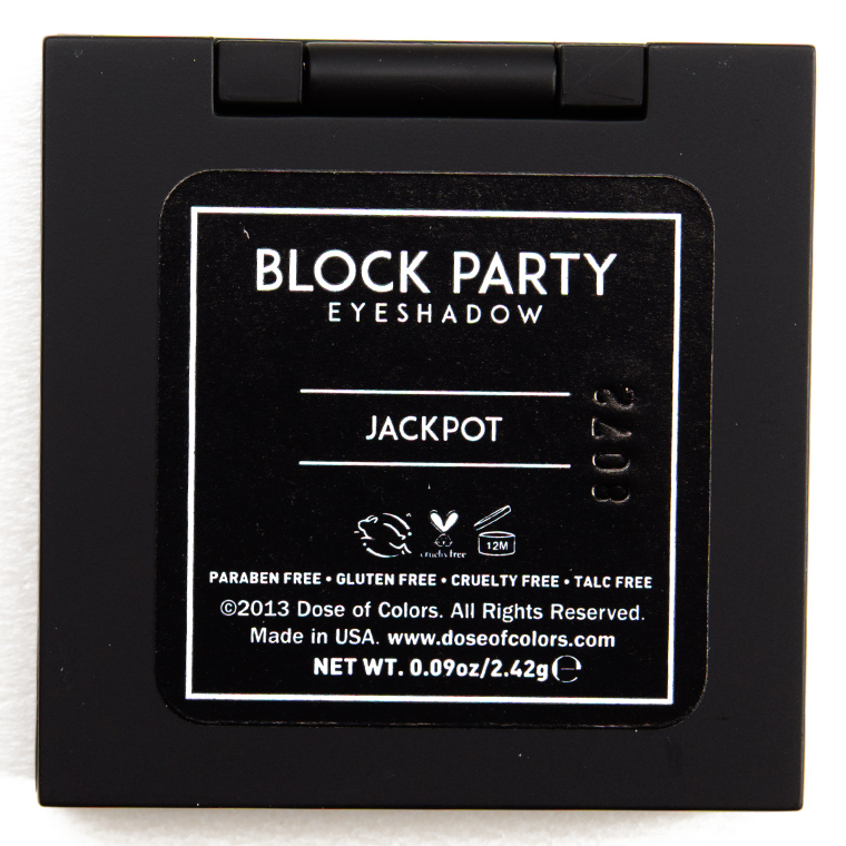 Dose of Colors Jackpot Block Party Eyeshadow