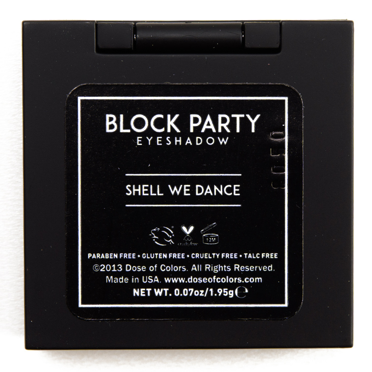 Dose of Colors Shell We Dance Block Party Eyeshadow