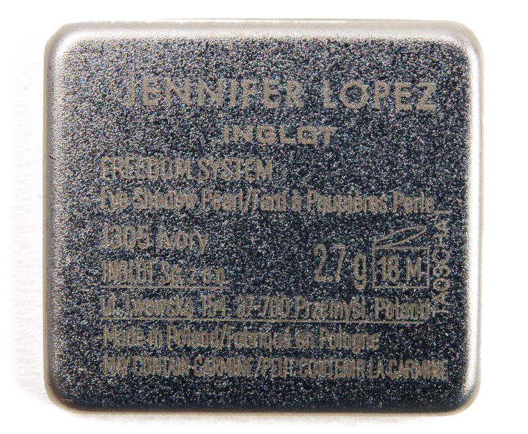 Inglot J305 Ivory Jennifer Lopez Pearl Eyeshadow