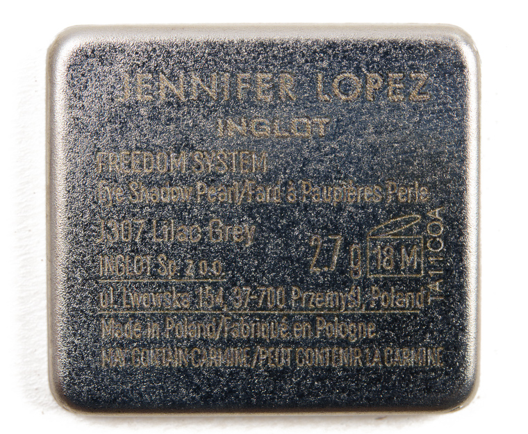 Inglot J307 Lilac Grey Jennifer Lopez Pearl Eyeshadow