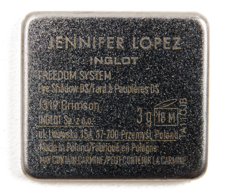 Inglot J319 Crimson Jennifer Lopez DS Eyeshadow