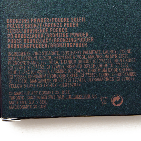 MAC Matte Bronze Bronzing Powder Review & Swatches