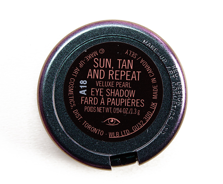 MAC Sun, Tan and Repeat Eyeshadow