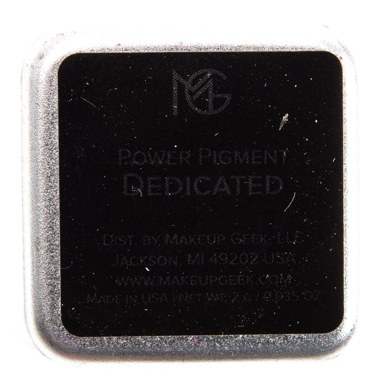 Makeup Geek Dedicated Power Pigment