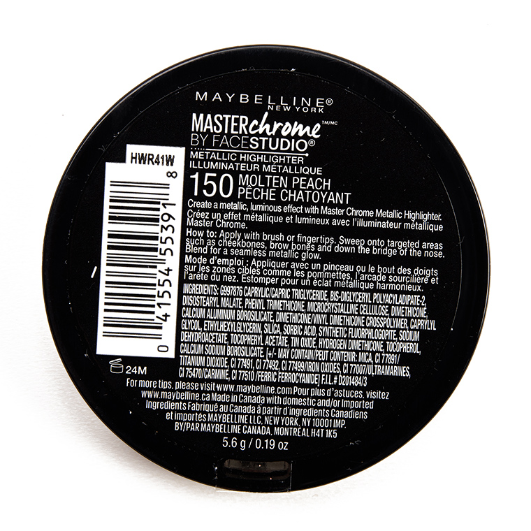 Maybelline Molten Peach MasterChrome Metallic Highlighter