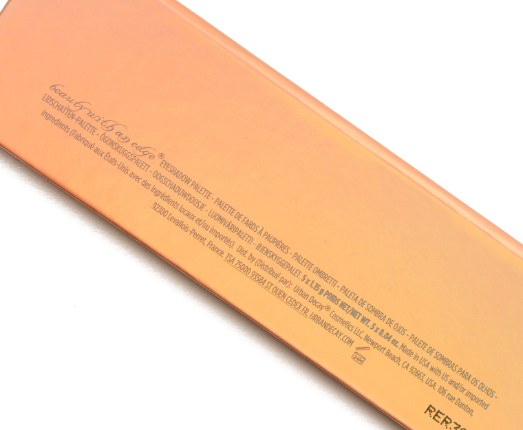 Urban Decay Lightbeam Summer 2018 Eyeshadow Palette