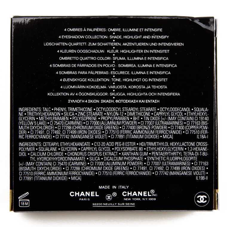 Chanel Mystere et Intensite (304) Les 4 Ombres Multi-Effect Quadra Eyeshadow