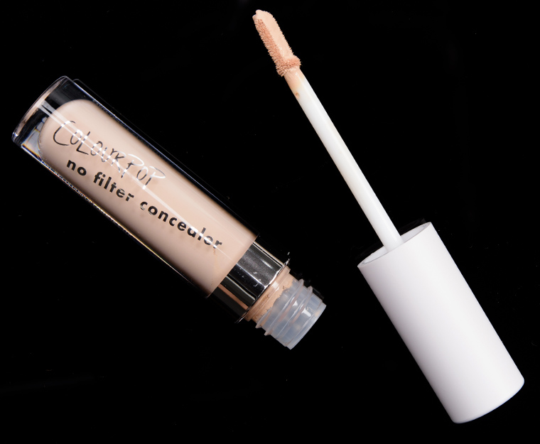 ColourPop Light 12 = Fair Neutral 10 No Filter Concealer