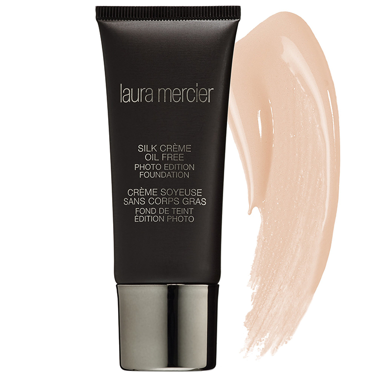 Laura Mercier Rose Ivory Silk Crème Oil Free Photo Edition Foundation
