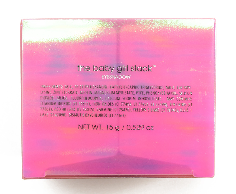 Melt Cosmetics Baby Girl Eyeshadow Stack Review, Photos, Swatches