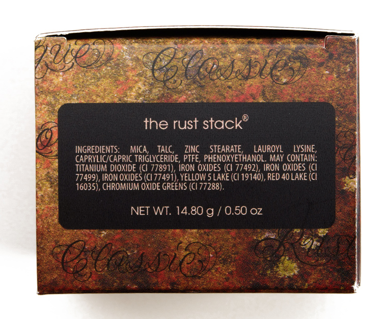 Melt Cosmetics Rust Eyeshadow Stack (x5)
