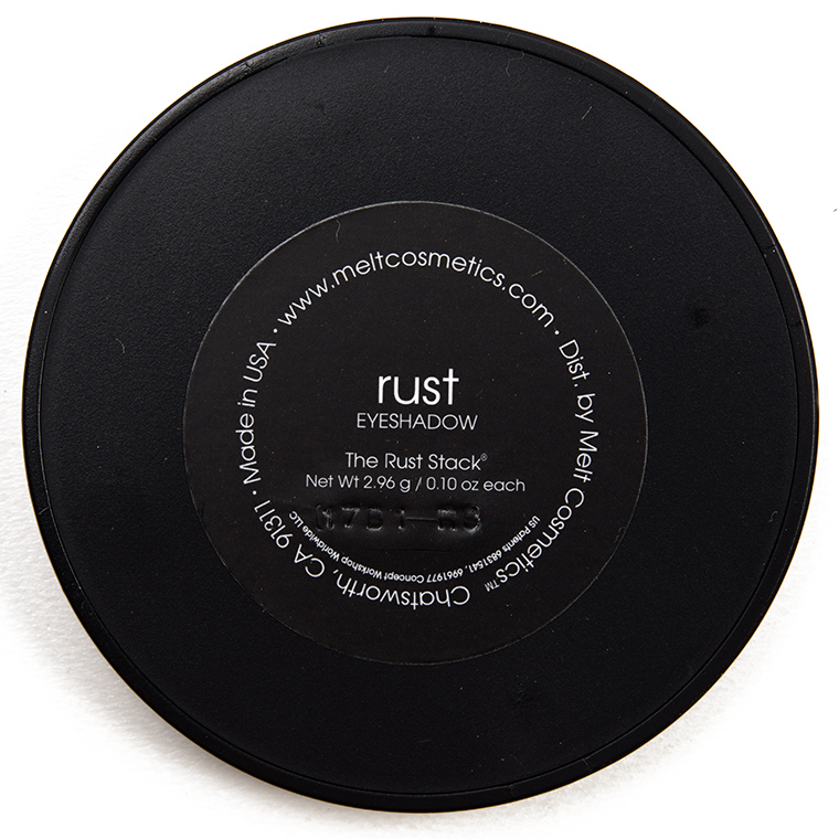 Melt Cosmetics Rust Eyeshadow