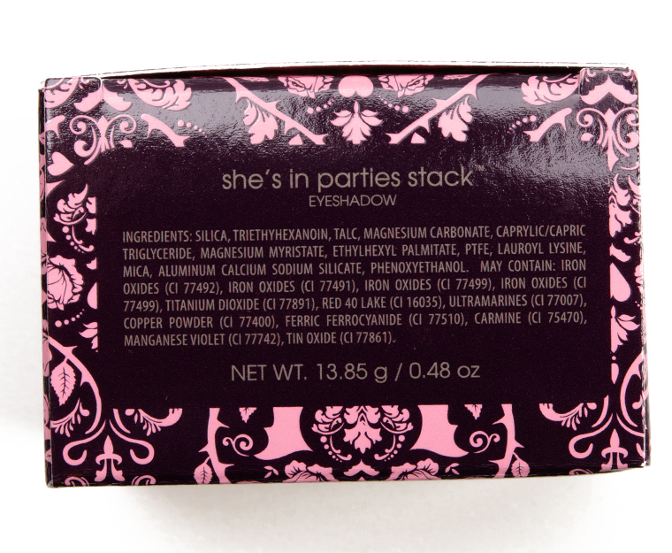 Melt Cosmetics She's in Parties Eyeshadow Stack (x4)