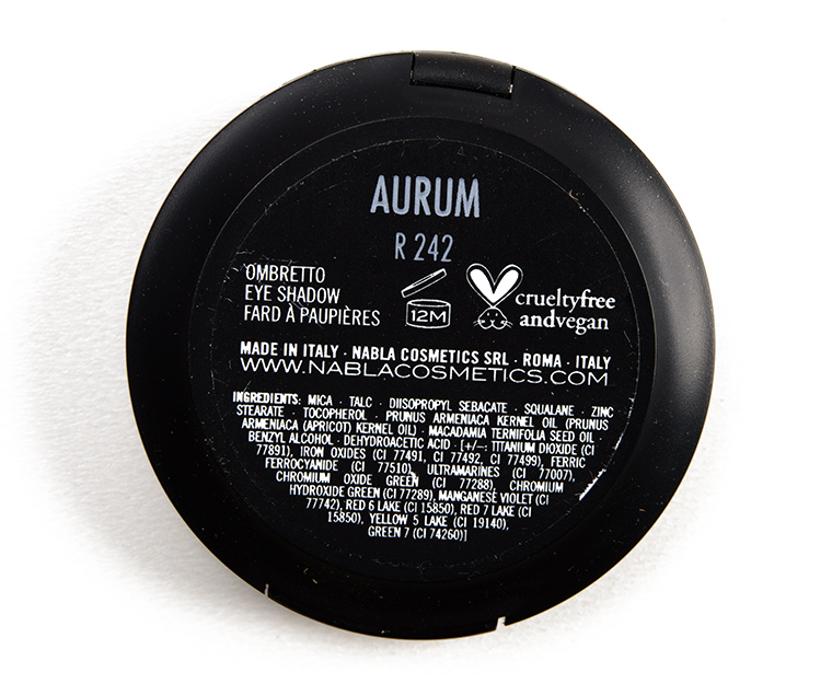 NABLA Cosmetics Aurum Just Pearl Eyeshadow