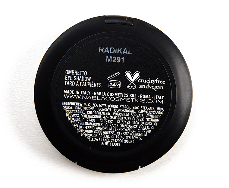 NABLA Cosmetics Radikal Super Matte Eyeshadow