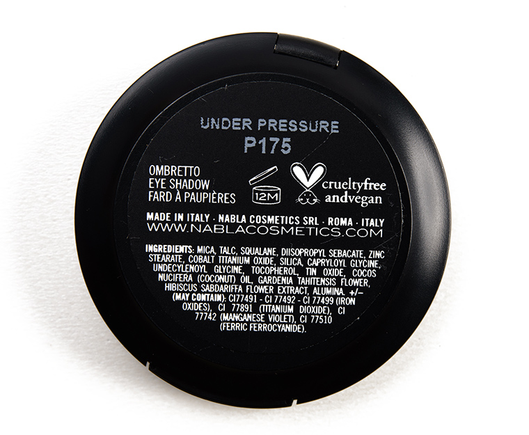 NABLA Cosmetics Under Pressure Satin Eyeshadow