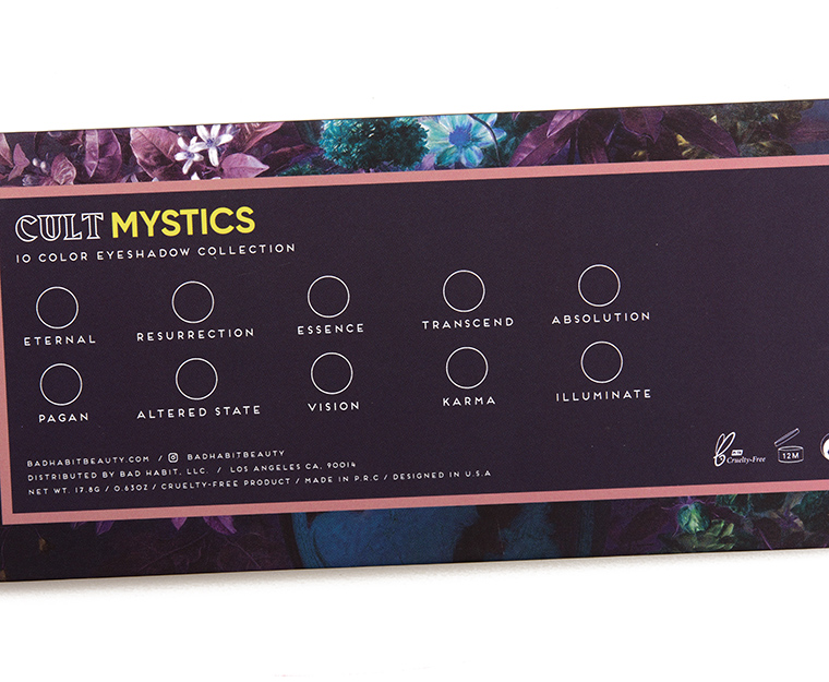 Bad Habit Mystics 10-Pan Luxe Eyeshadow Collection