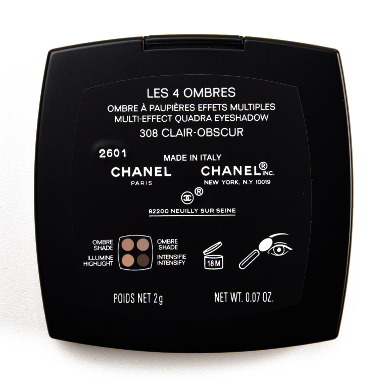 Chanel Clair-Obscur (308) Les 4 Ombres Multi-Effect Quadra Eyeshadow