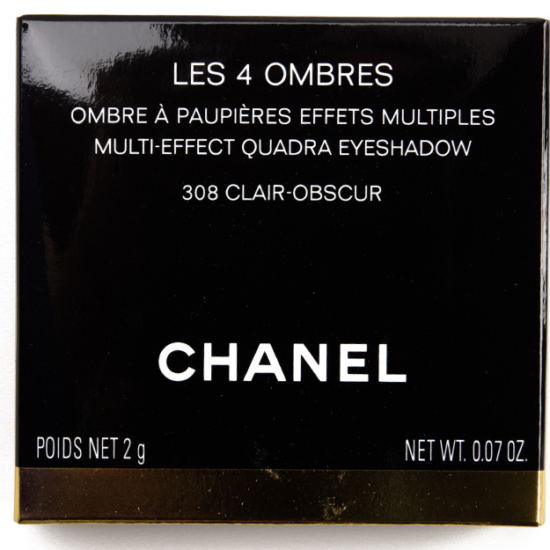 Chanel Clair-Obscur (308) Eyeshadow Quad Review & Swatches
