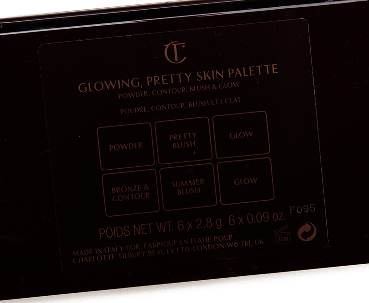 Charlotte Tilbury Glowing, Pretty Skin Palette