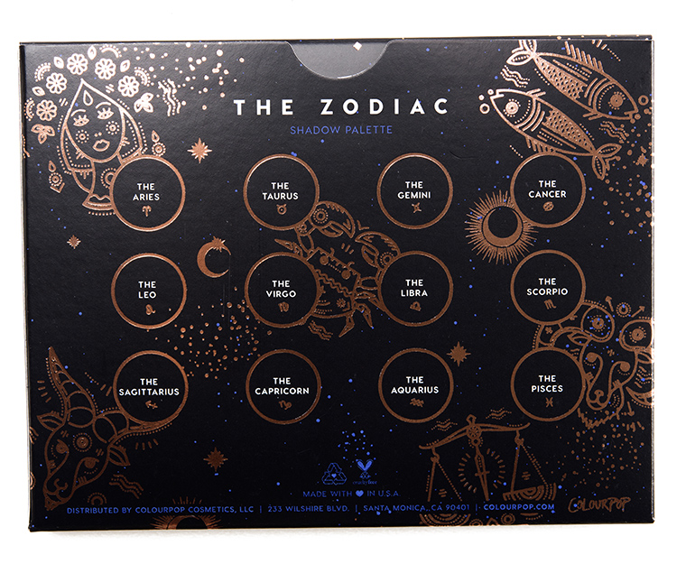 Палетка Zodiac. Virgo zodiacal Eyeshadow.