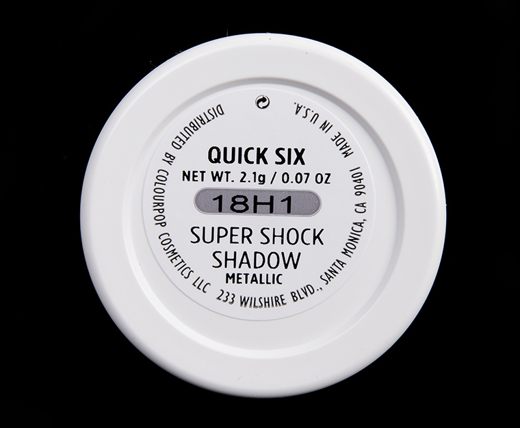 ColourPop Quick Six Super Shock Shadow