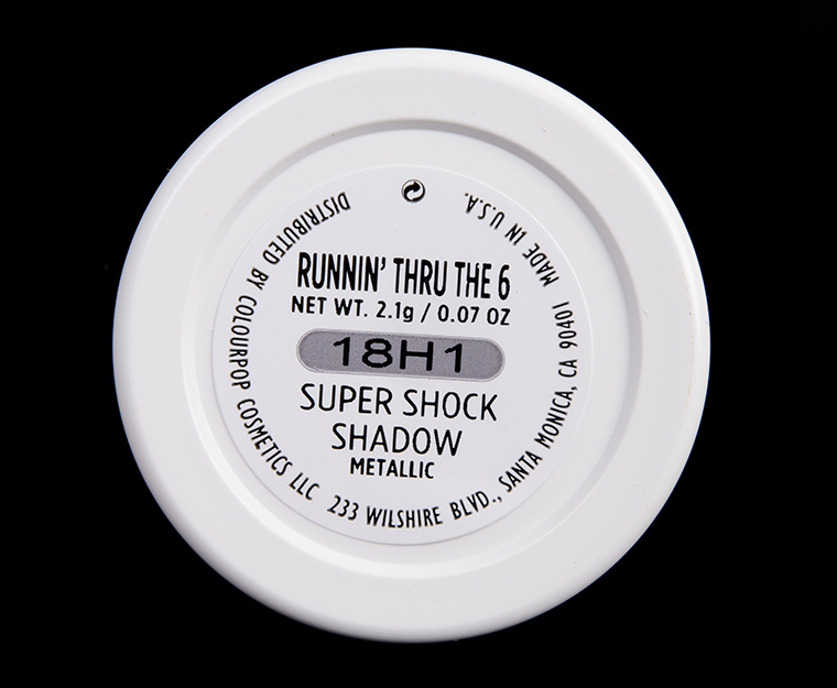 ColourPop Runnin' Thru the Six Super Shock Shadow