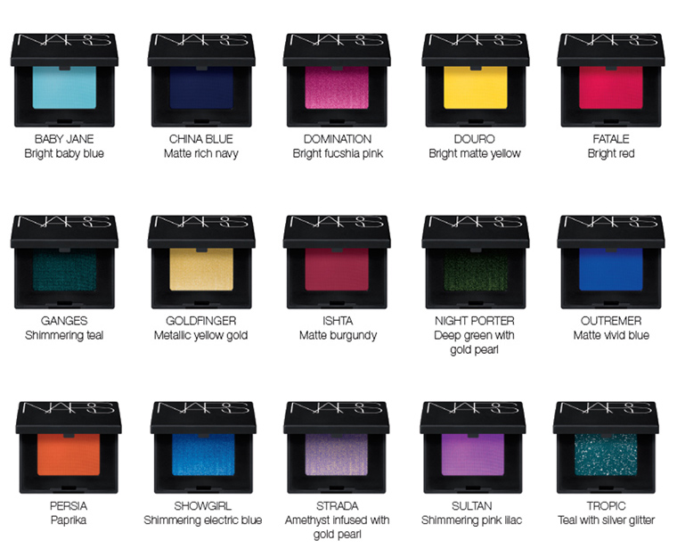 NARS Eyeshadows Relaunch