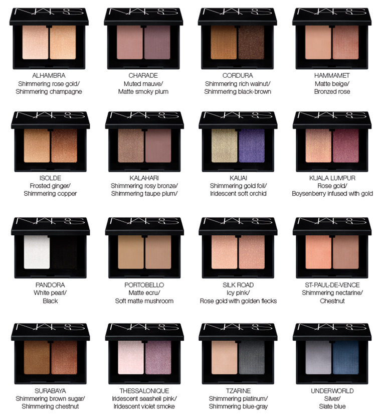 NARS Eyeshadows Relaunch