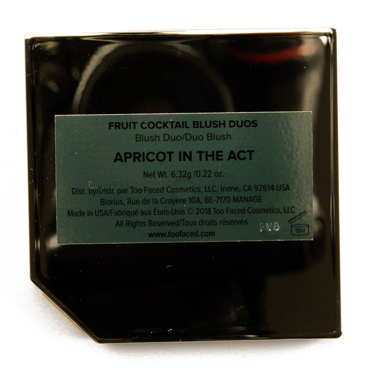 Too Faced Apricot in the Act Fruit Cocktail Blush Duo