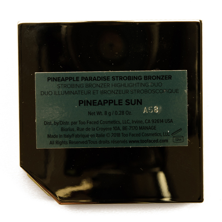 Too Faced Pineapple Paradise Strobing Bronzer Highlighting Duo