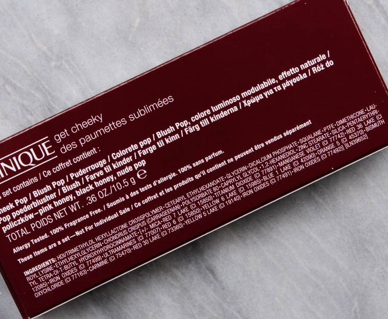 Clinique Get Cheeky Cheek Pop Palette