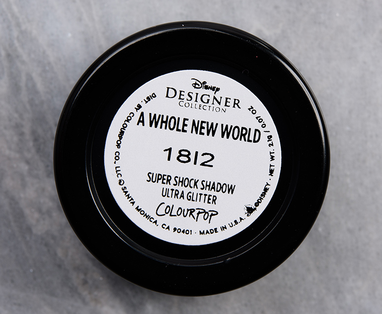 ColourPop A Whole New World Super Shock Shadow