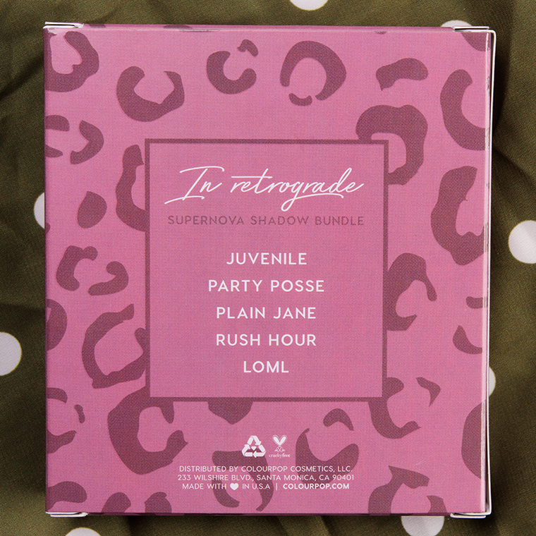 ColourPop In Retrograde Supernova Shadow Set