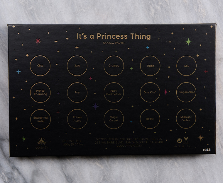 ColourPop It's a Princess Thing 15-Pan Shadow Palette