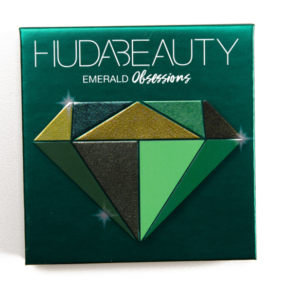 Huda Beauty Emerald Obsessions Eyeshadow Palette Review & Swatches
