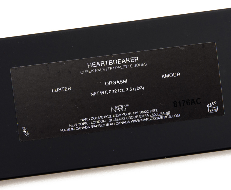 NARS Heartbreaker Holiday 2018 Cheek Trio