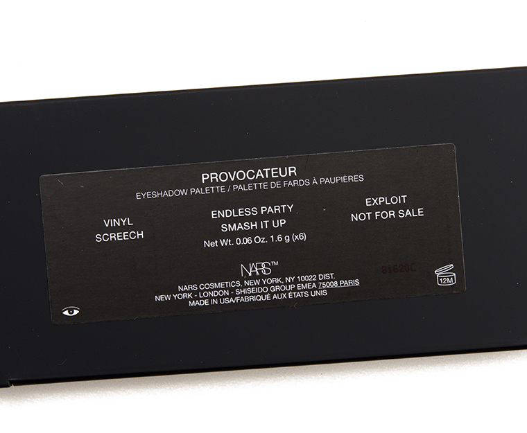 NARS Provocateur 6-Pan Eyeshadow Palette