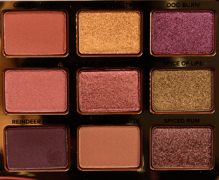 Too Faced Gingerbread Spice 18-Pan Eyeshadow Palette