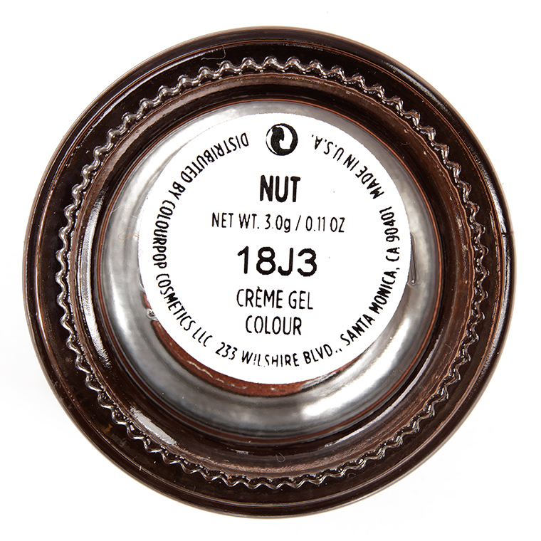 ColourPop Nut Crème Gel Colour