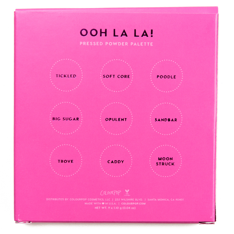 ColourPop Ooh La La 9-Pan Pressed Powder Palette
