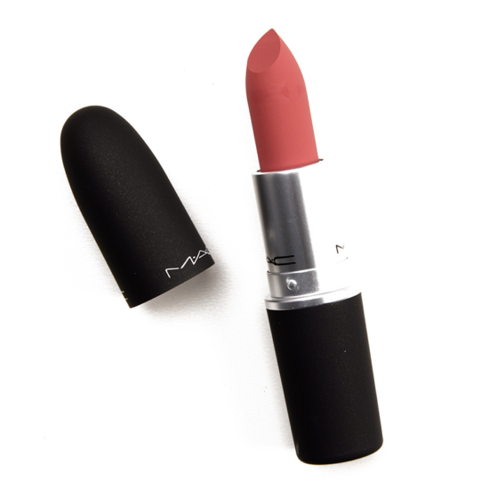 MAC Mull It Over Powder Kiss Lipstick Review & Swatches