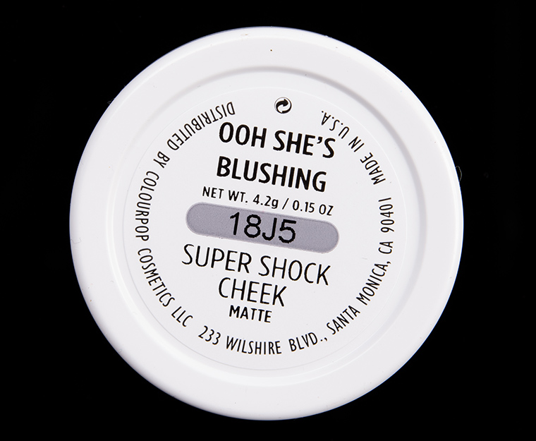 ColourPop Ooh She's Blushing Super Shock Cheek