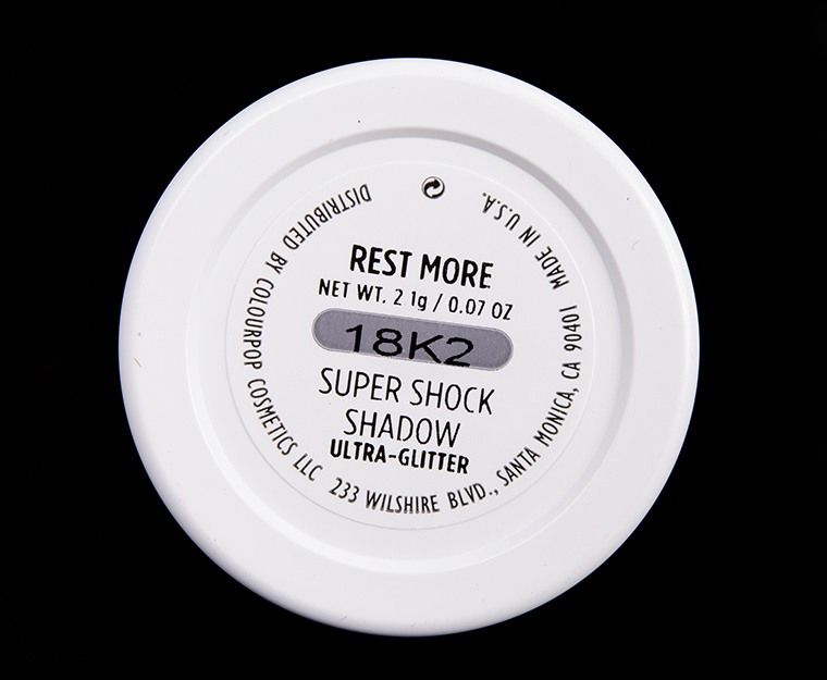 ColourPop Rest More Super Shock Shadow