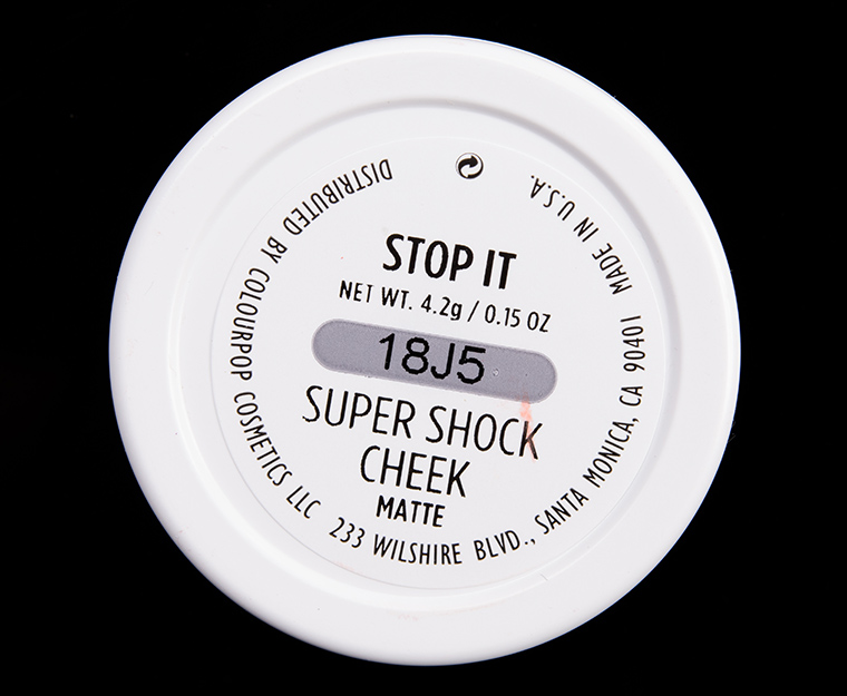 ColourPop Stop It Super Shock Cheek