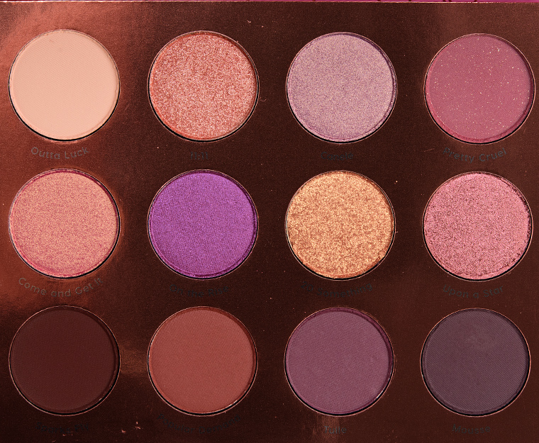 ColourPop Flirty Talk 12-Pan Pressed Powder Shadow Palette Review & Swatches