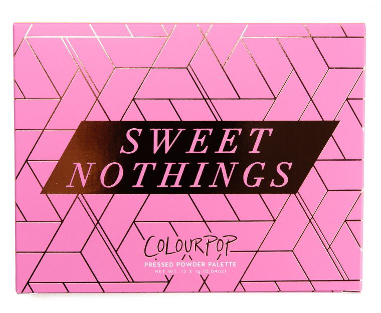 ColourPop Sweet Nothings 12-Pan Pressed Powder Shadow Palette